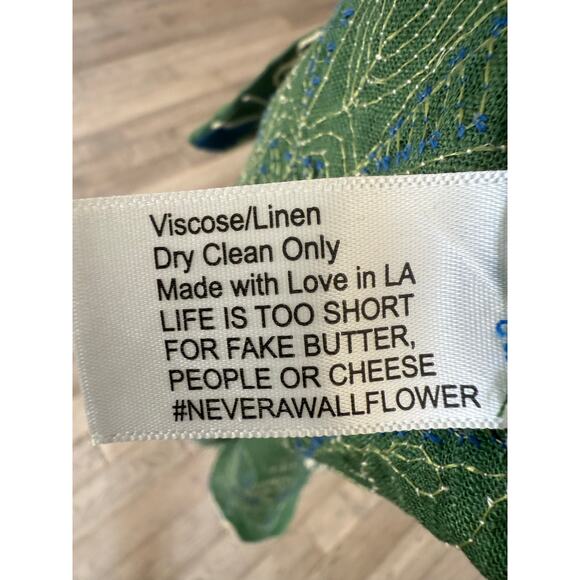 Never A Wallflower Square Neck Maxi Dress in Crewel Work New With Tags XXL - Picture 9 of 11